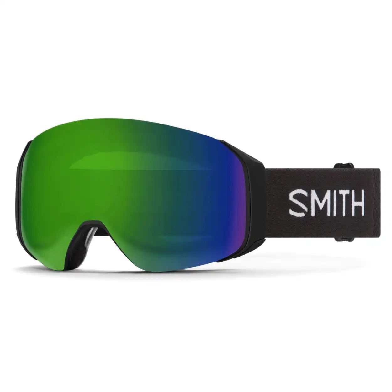 Smith 4D MAG S '26, Frame + Lens: Black - ChromaPop Sun Green Mirror + Storm Blue Sensor Mirror