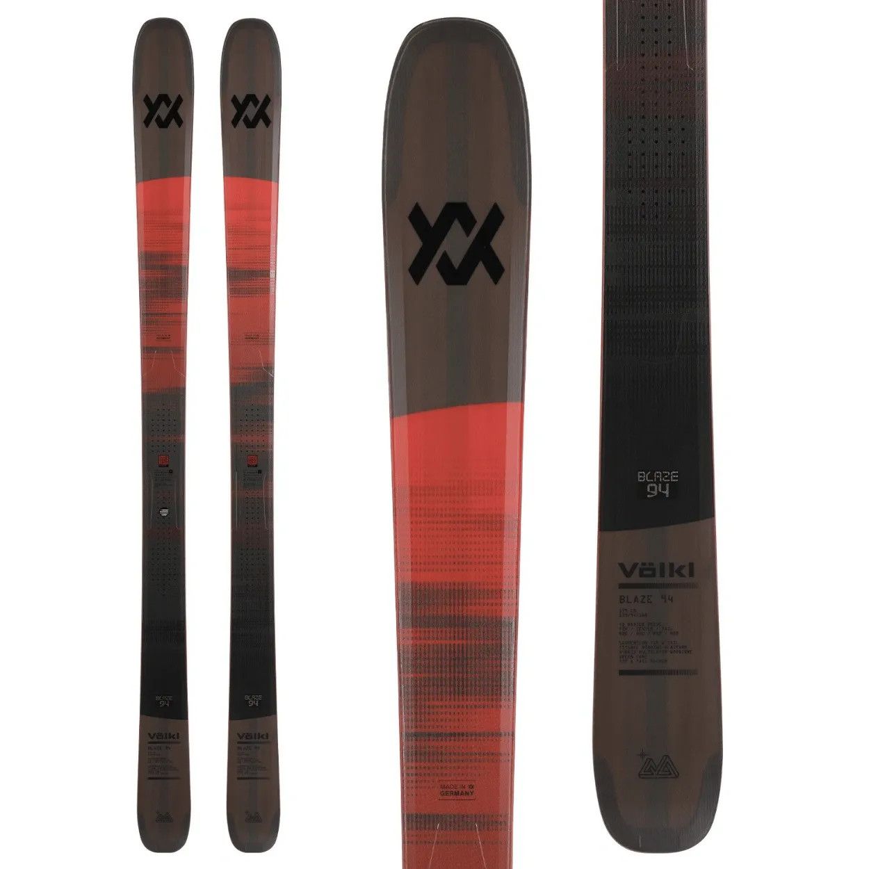 Volkl Blaze 94 '26 Skis – Lightweight Freeride Power