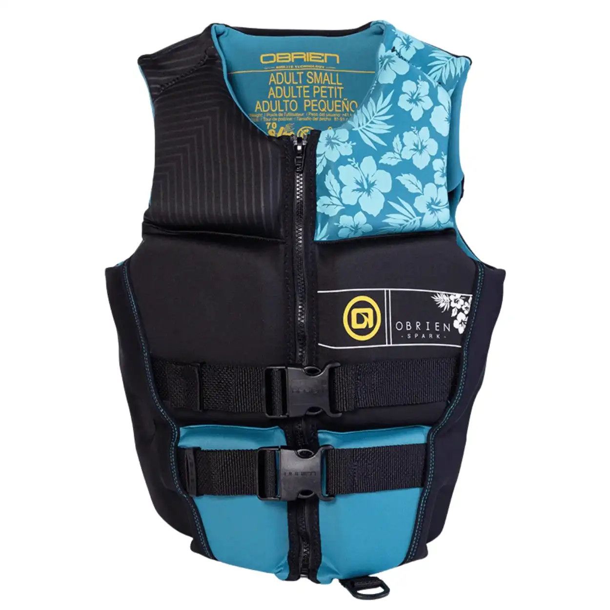 O'Brien Women's Flex V-Back Life Jacket '25, Color: Spark, Size: X-Small