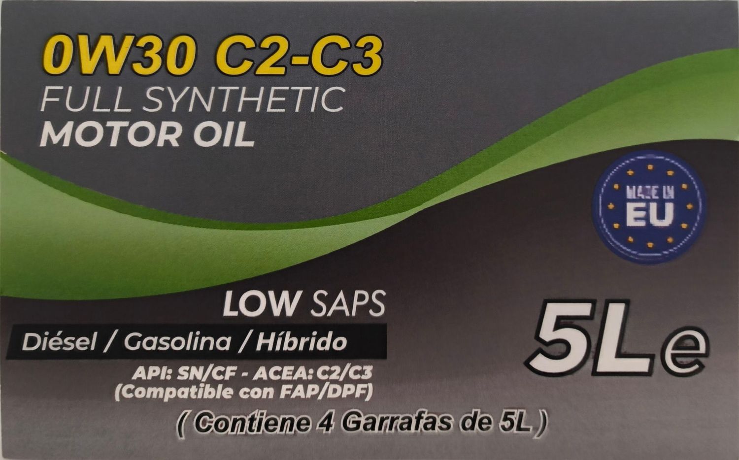 SEAL 0W30 LOW SAPS C2-C3