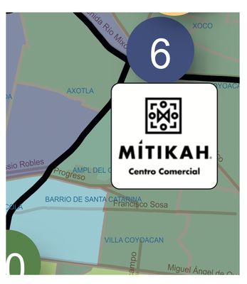 Centros comerciales Valle de México en tu mapa