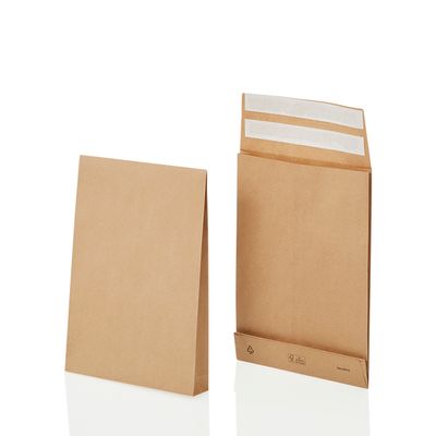 Papier-Versandtasche, B4, braun / 350x250x50 mm