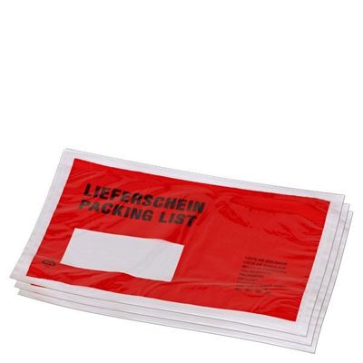 Lieferscheintaschen DIN lang (bedruckt)