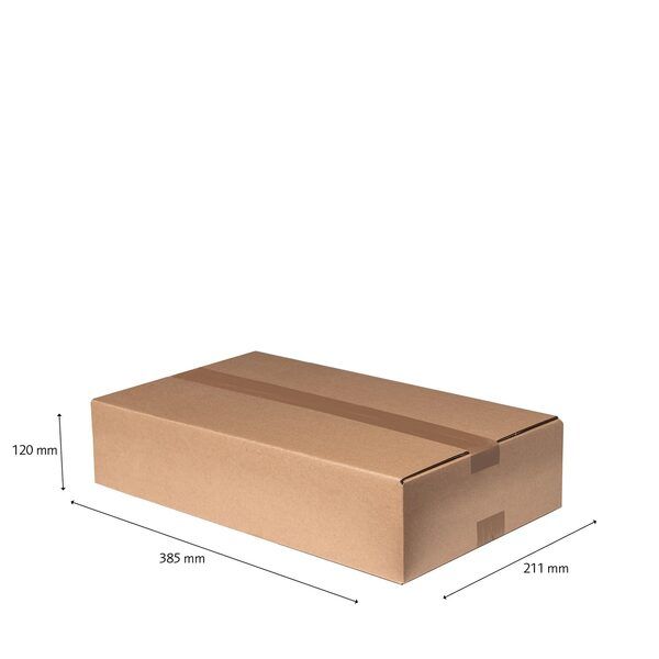 WP-Faltkarton Fefco 0201, 2.02 EB / 385x211x120 mm