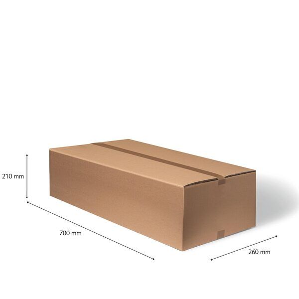 WP-Faltkarton, FEFCO 0201, 2.30 BC / 700x260x210 mm