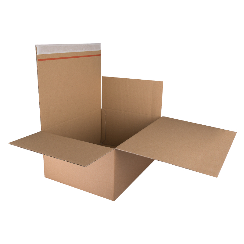 Automatikbodenkarton 390x285x285 mm mit Selbstklebestreifen