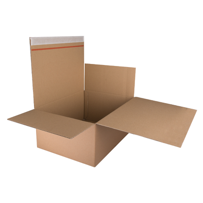 Automatikbodenkarton 390x285x285 mm mit Selbstklebestreifen