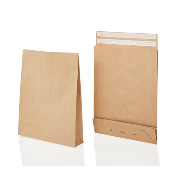 Papier-Versandtasche, braun / 500x400x100 mm