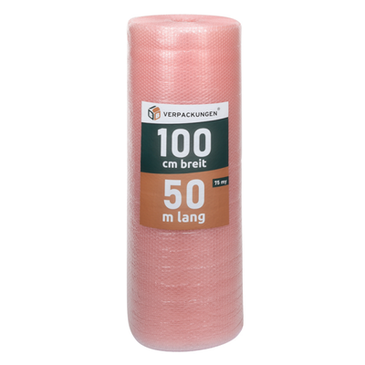 Luftpolsterfolie 1,0 x 50 m (Antistatisch)