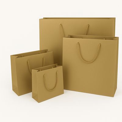 Deluxetragetasche in gold 24+9x30cm