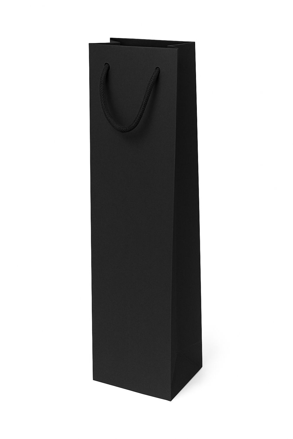 1er-Weintragetasche schwarz 11+9x38cm