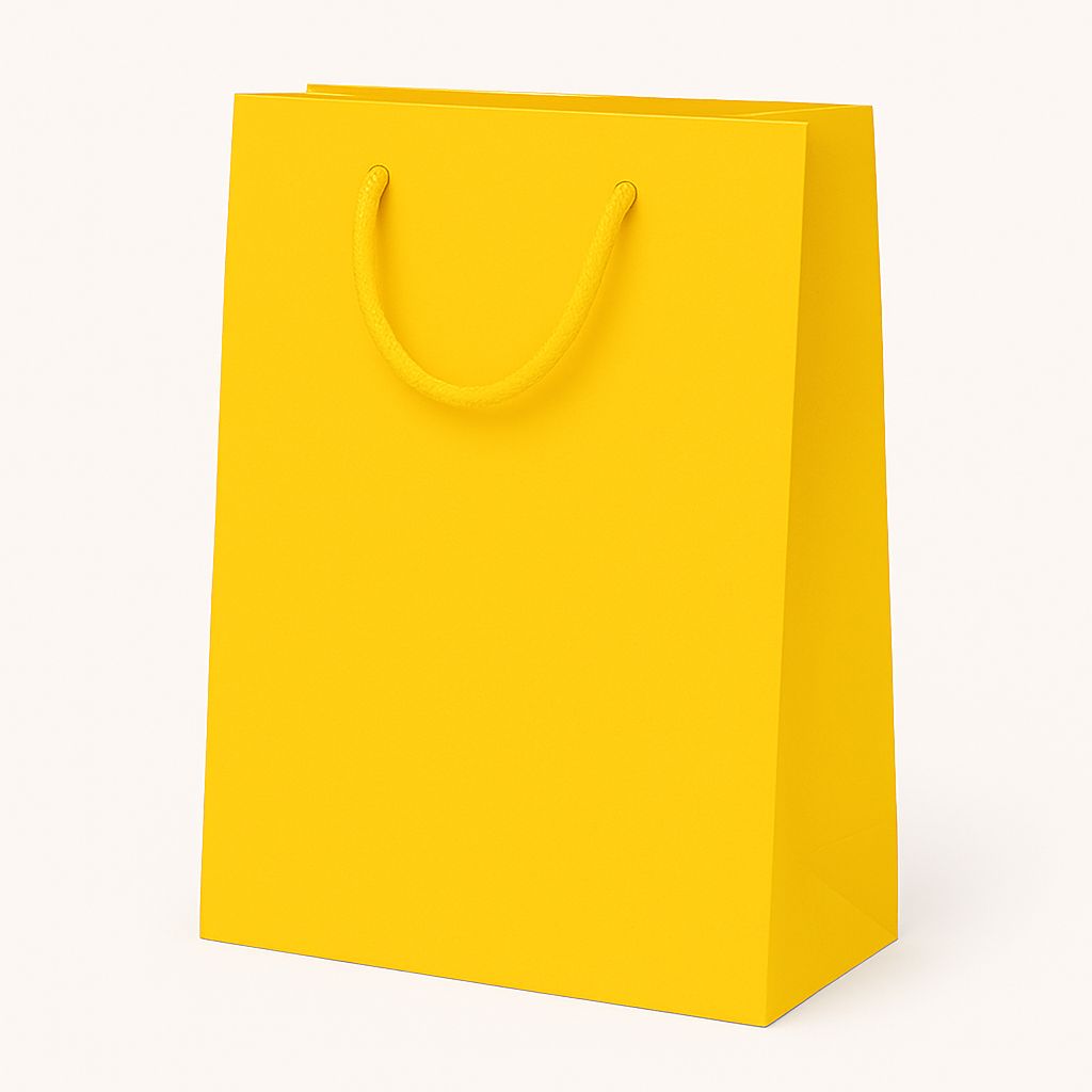 3er-Weintragetasche gelb 26+10x38cm