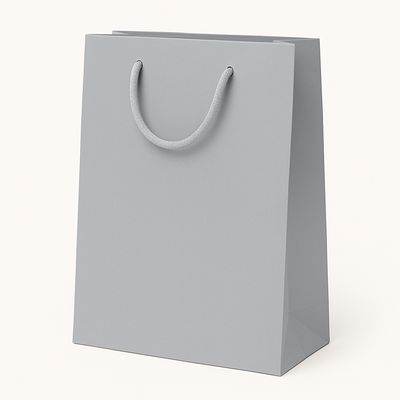 3er-Weintragetasche silber 26+10x38cm