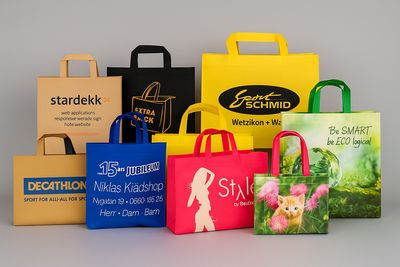 bedruckte Stofftaschen
