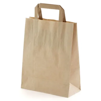 Flachhenkel-Tragetasche 32+21x27cm