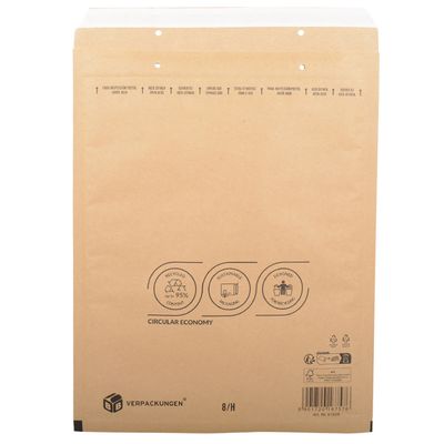 Luftpolsterversandtasche 270x360 mm für DIN B4 (braun)