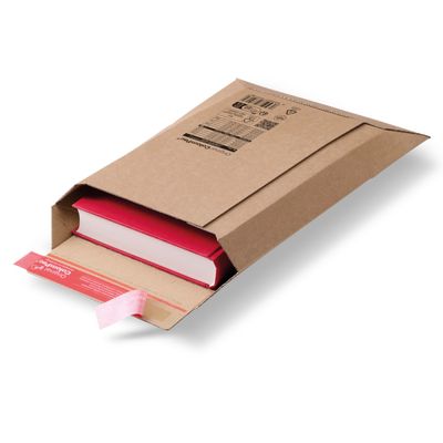 Versandtasche aus Wellkarton 250x350 mm