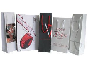 bedruckte Weintasche