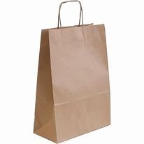 Papierkordeltasche braun recycelt (ab Lager)