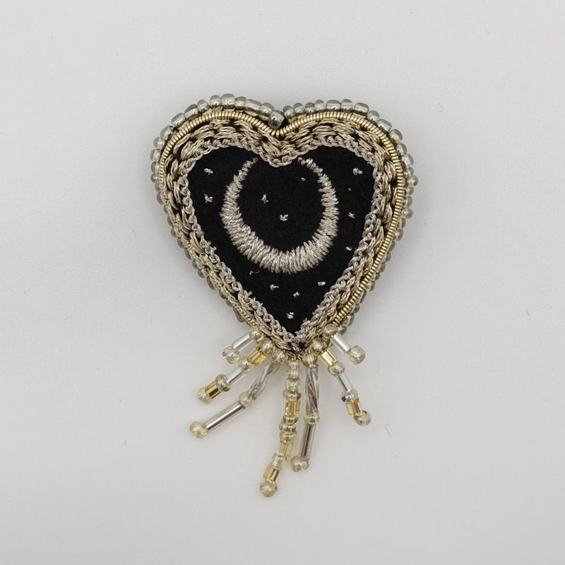 Arabic Night - Hand-Embroidered Brooch