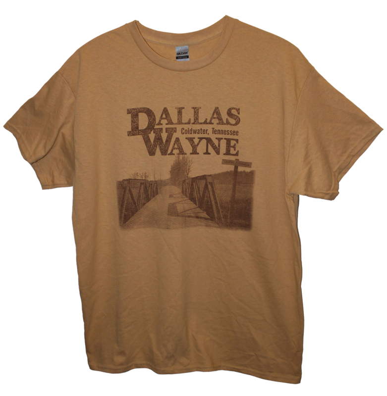 Dallas Wayne Coldwater, TN Men&#39;s T-shirt, Gold