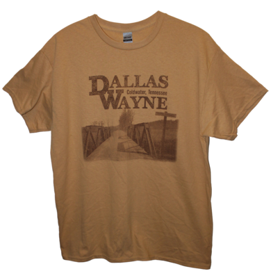 Dallas Wayne Coldwater, TN Men's T-shirt, Gold