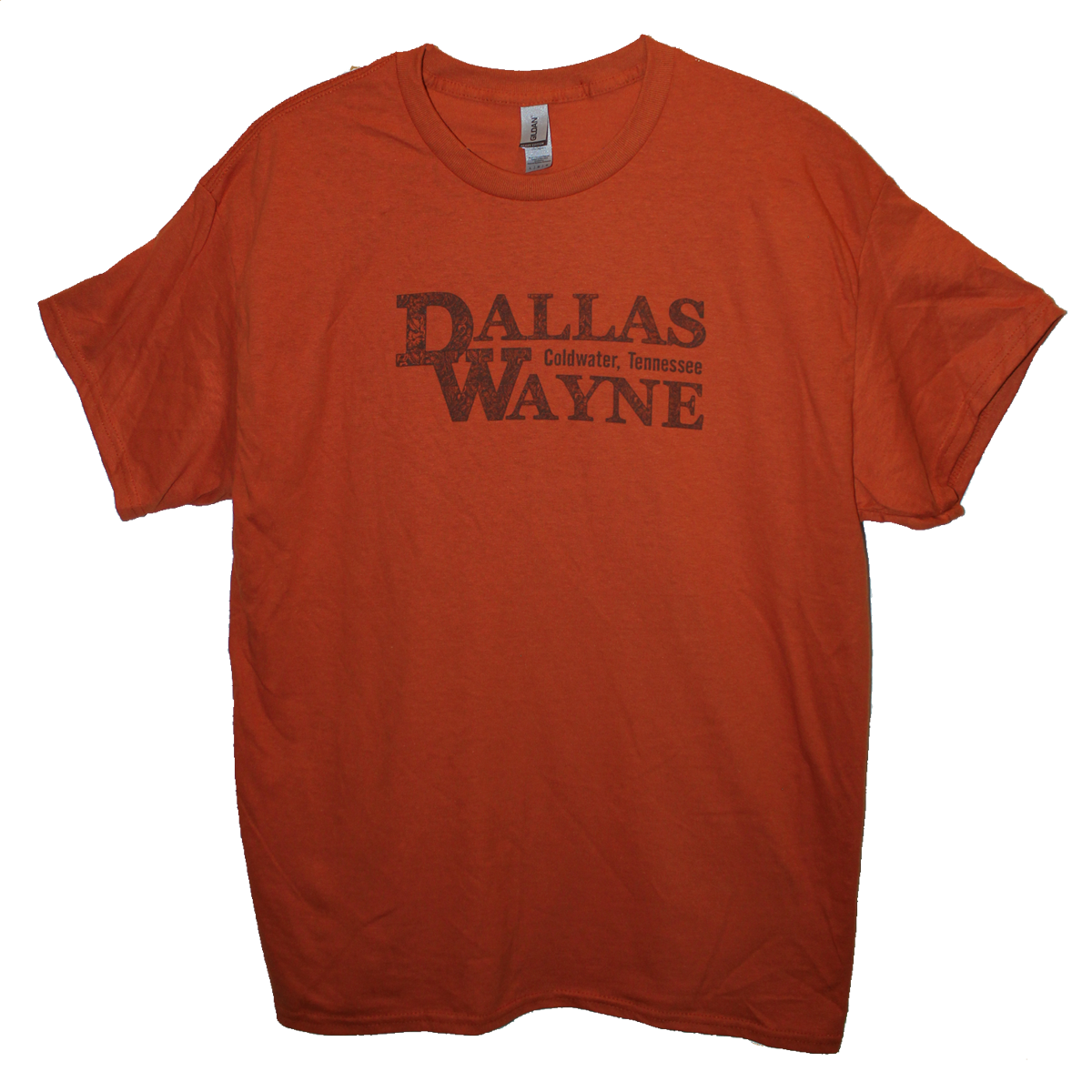 Dallas Wayne Coldwater, TN Men's T-shirt, TX Orange