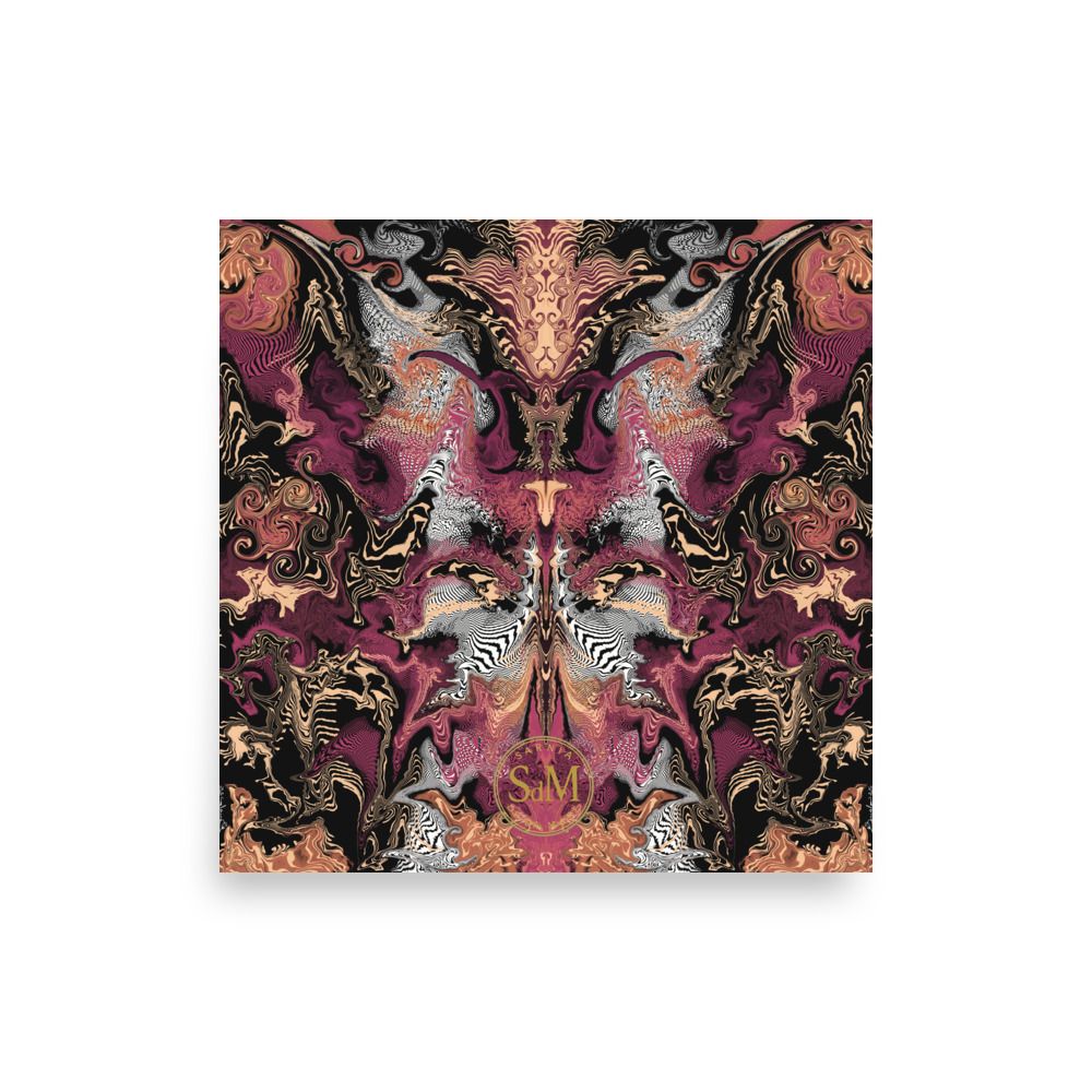 Mantis in Mocha Photo paper poster