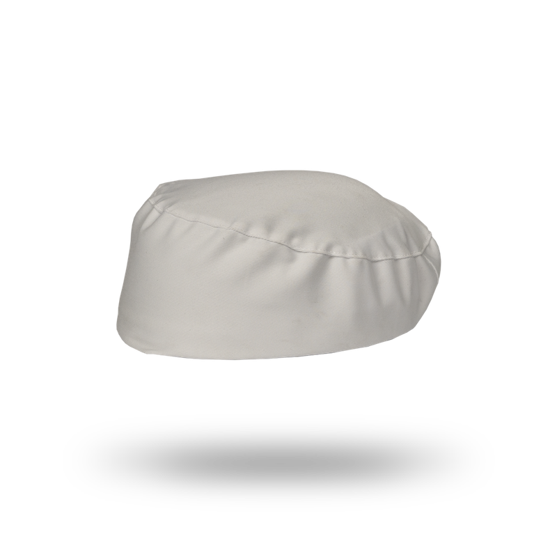 Elasticated Beanie - White