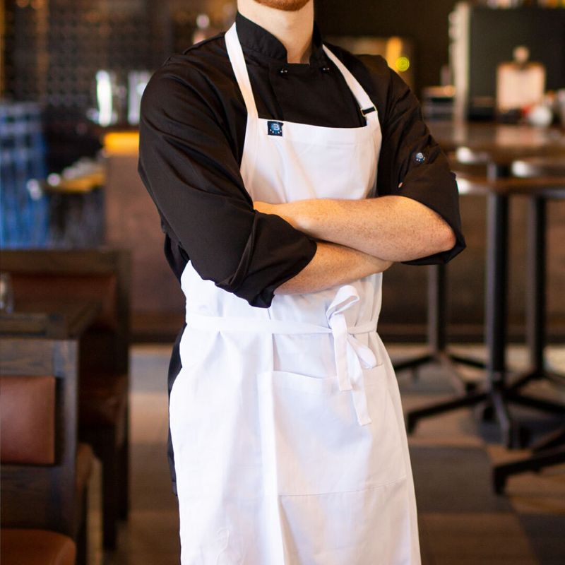 Bib Apron - White
