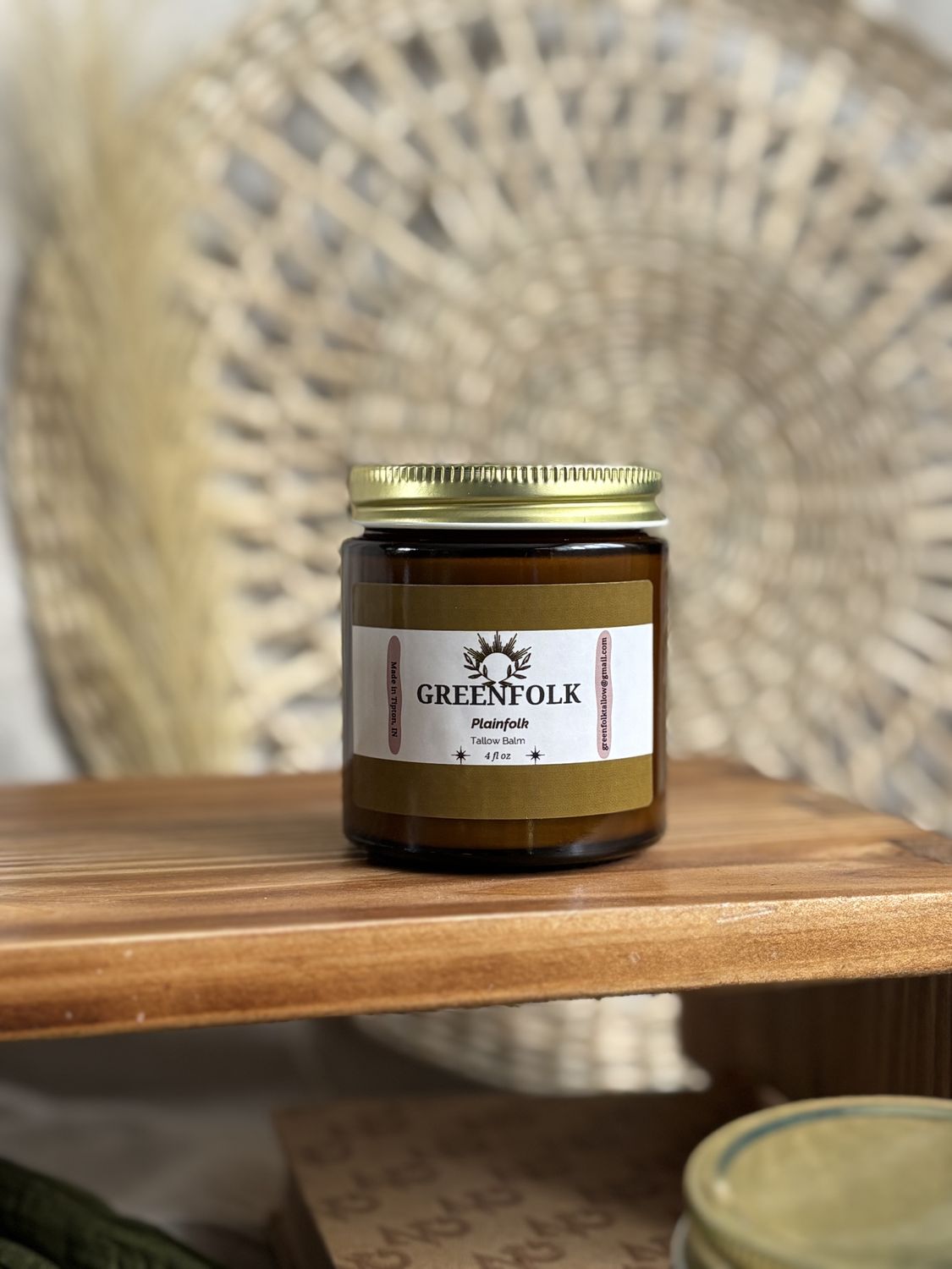 2oz Plainfolk Tallow Balm