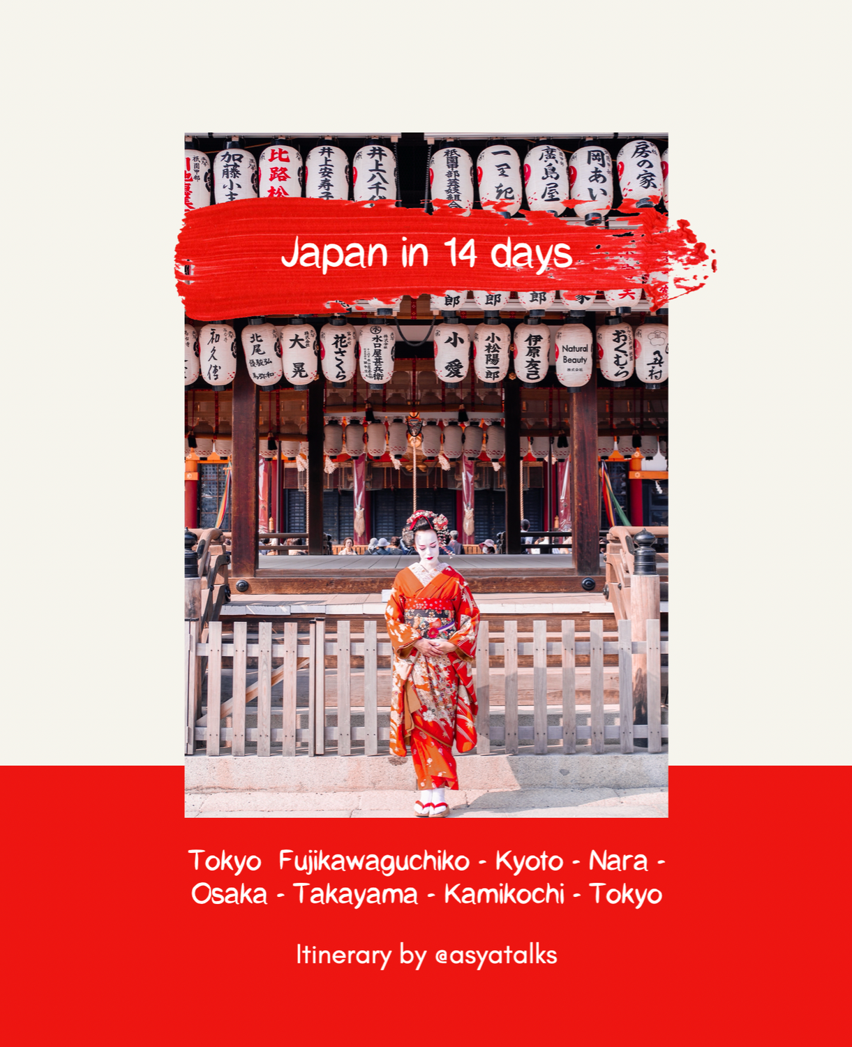[Bundle] Japan in 14 days: Itinerary + Practical guide + Custom Google Maps