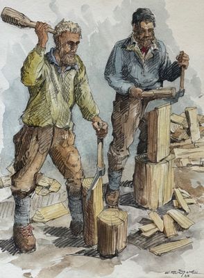Der Schindelmacher, 1955