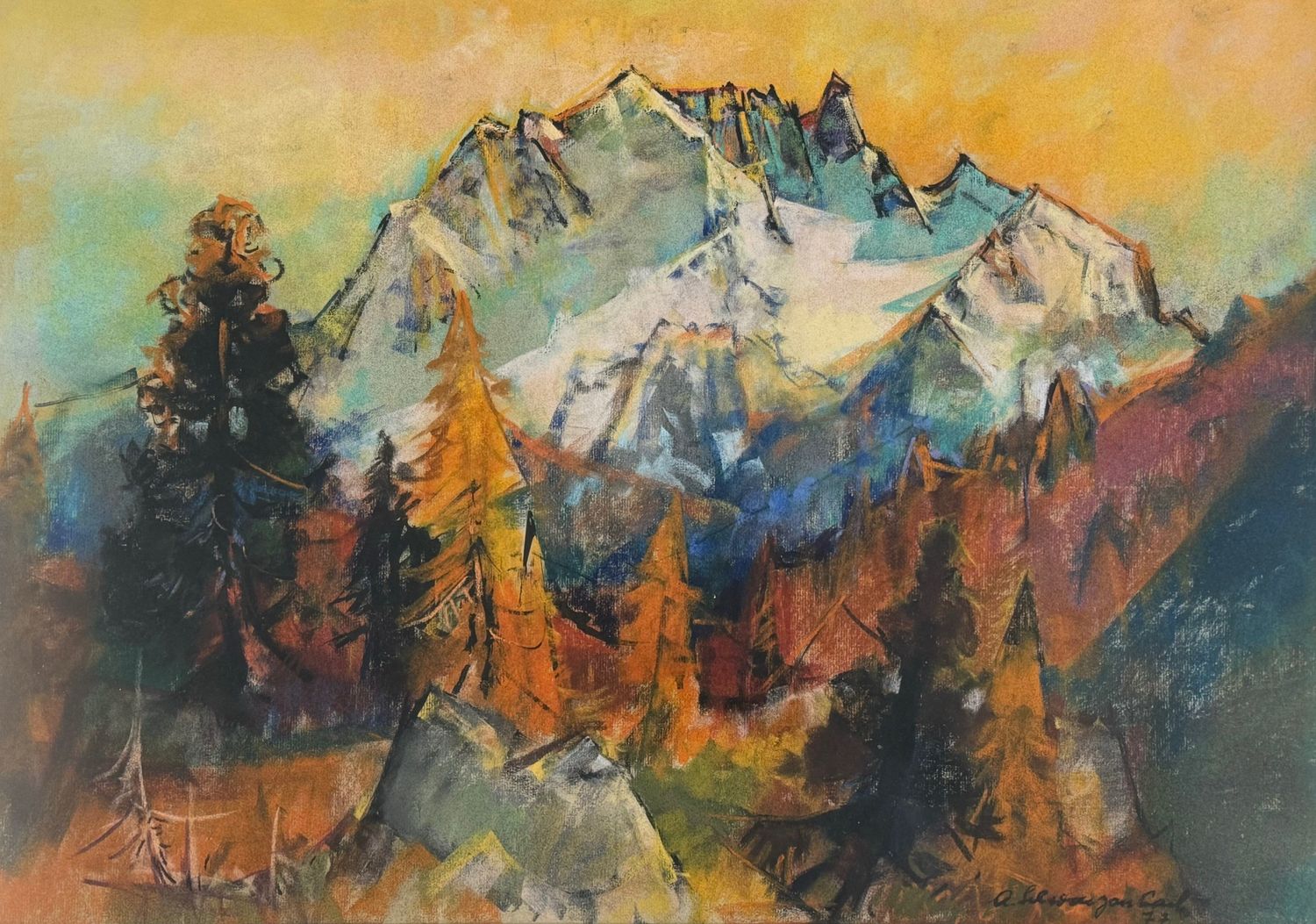 Bergwelt im Herbst