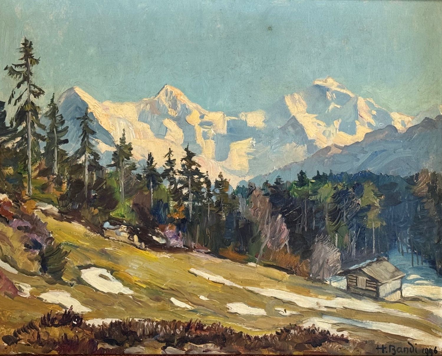 Dreigestirn von Beatenberg aus