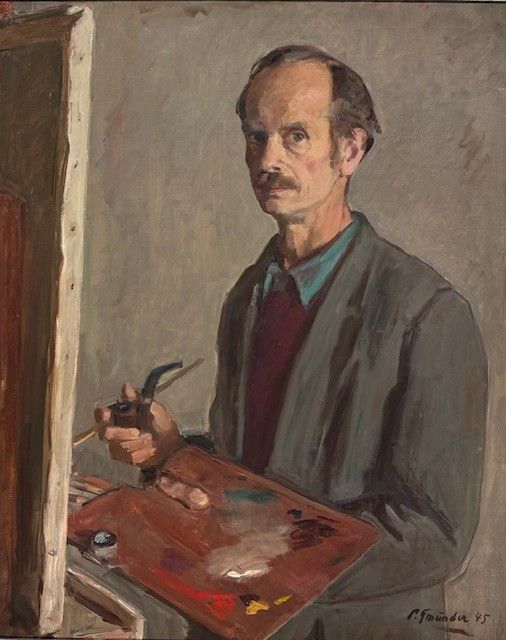 Der Maler an der Staffelei, 1945