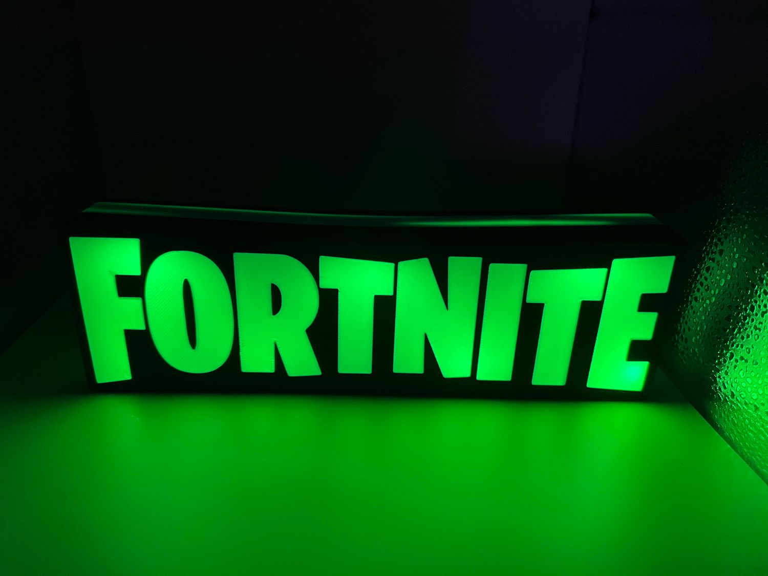 Világító gamer dísz