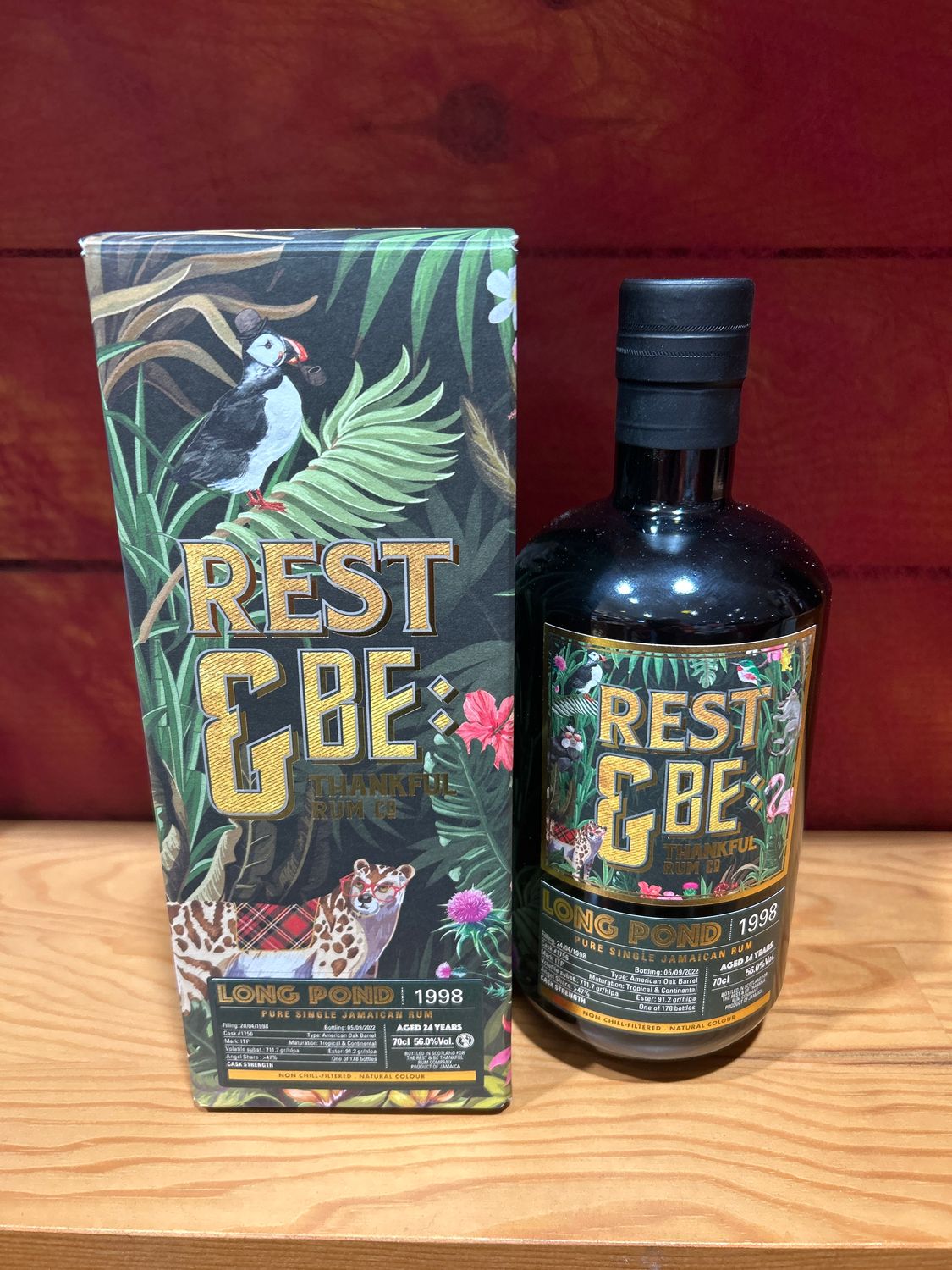 Long Pond 1998 Jamaican Rest &amp; Be : Thankful rum co