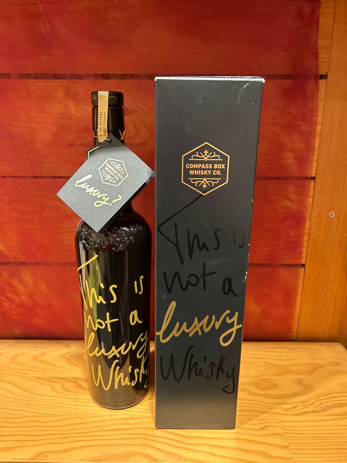This is not a luxury whisky compass box
