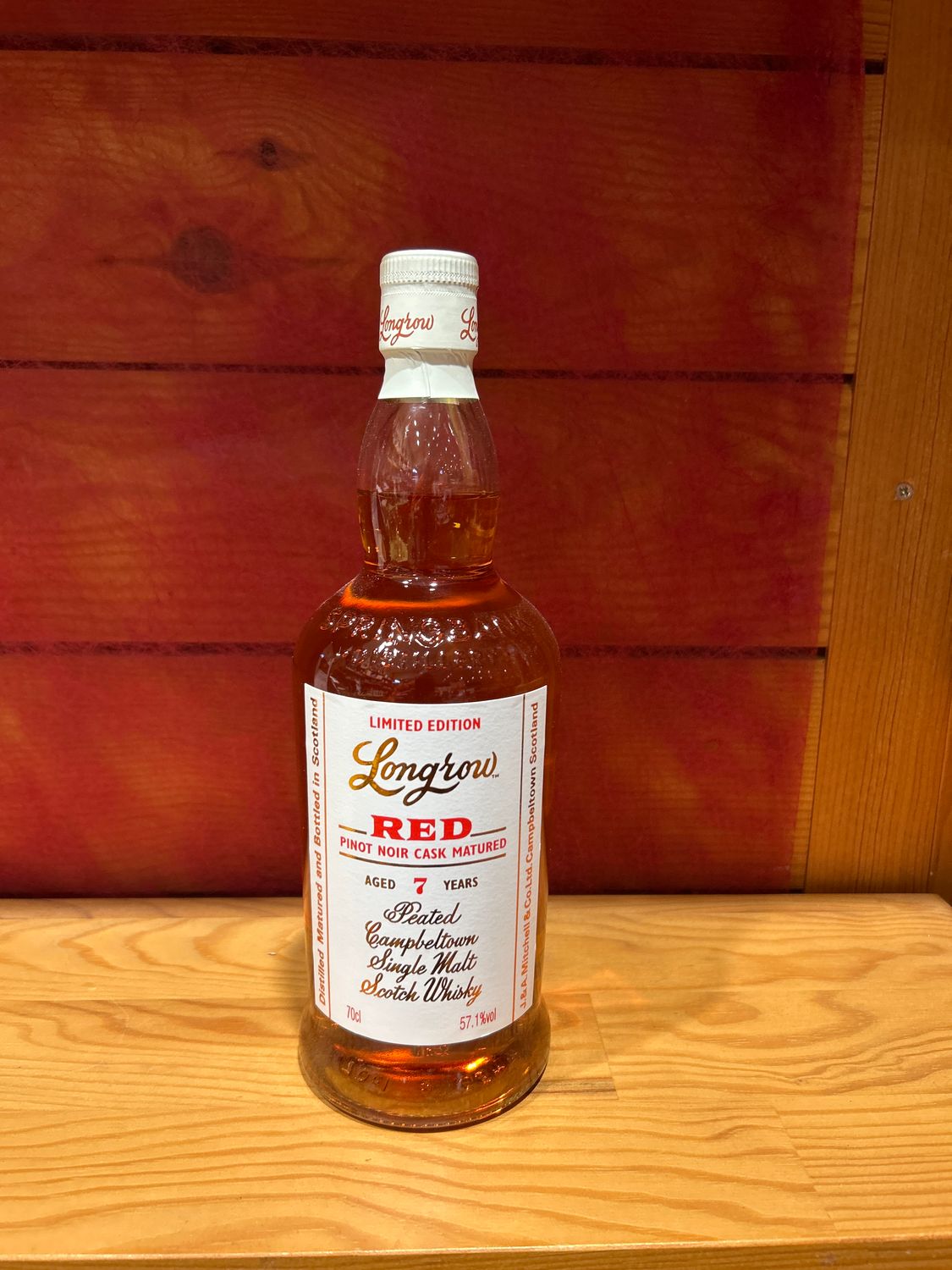 Longrow red pinot noir cask 7 ans