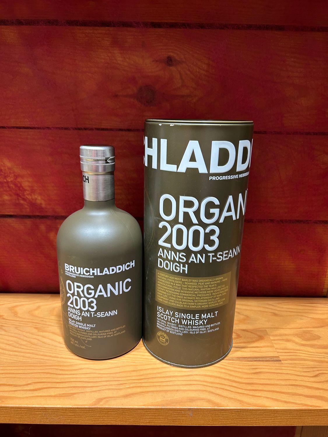 Bruichladdich the organic 2003