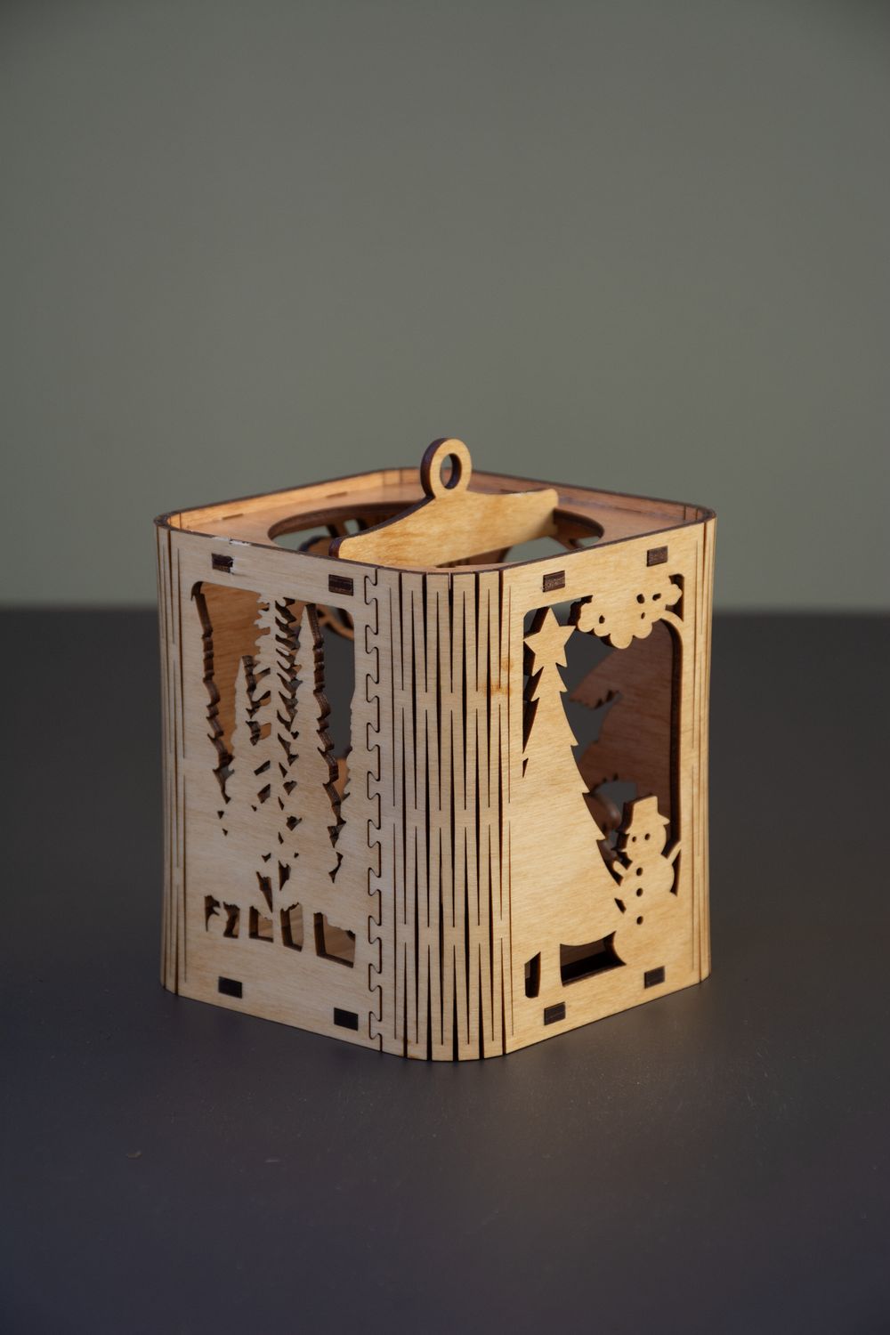 Holiday Tree Candle Holder w/ Living Hinge