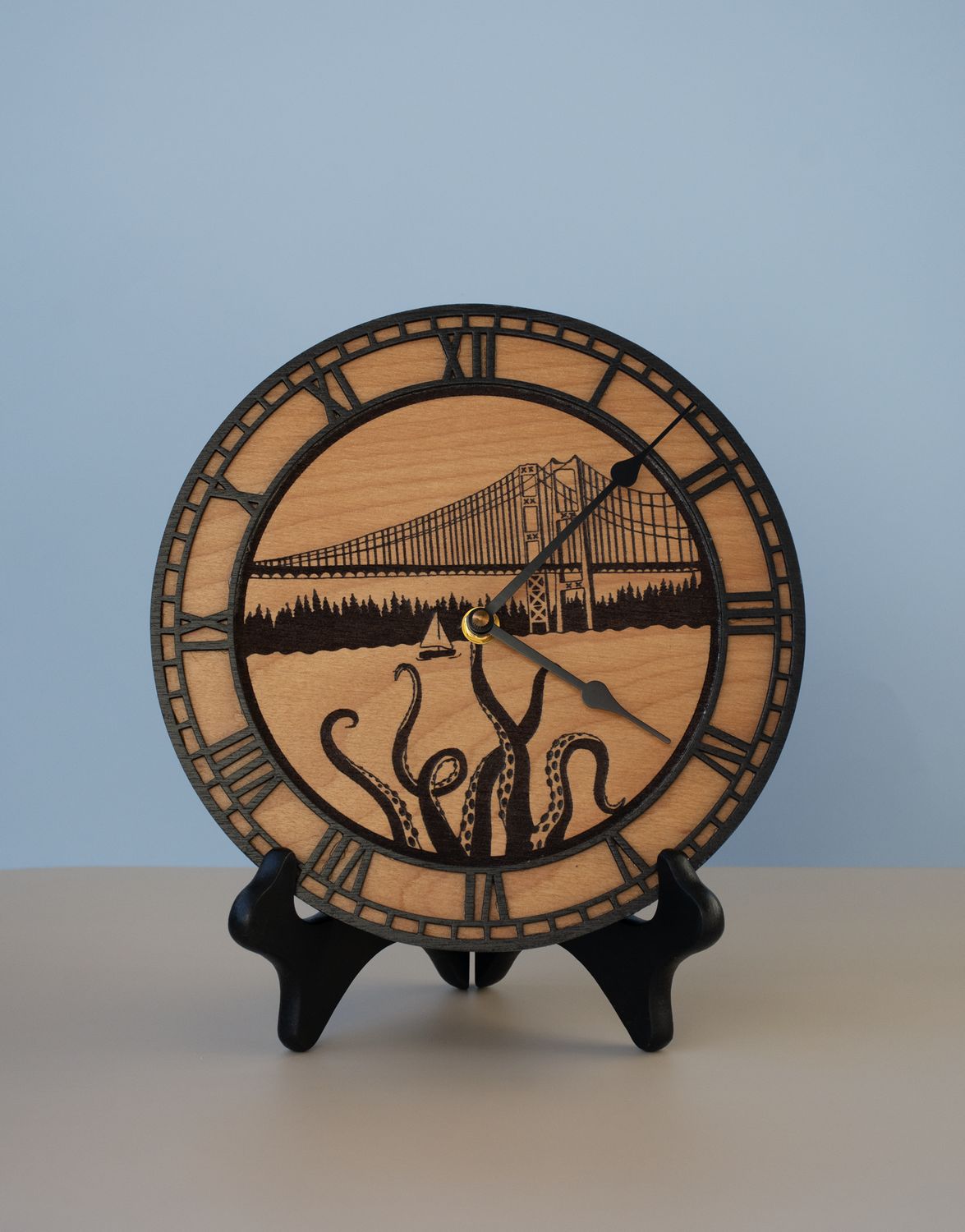 Nautical Kraken Clock