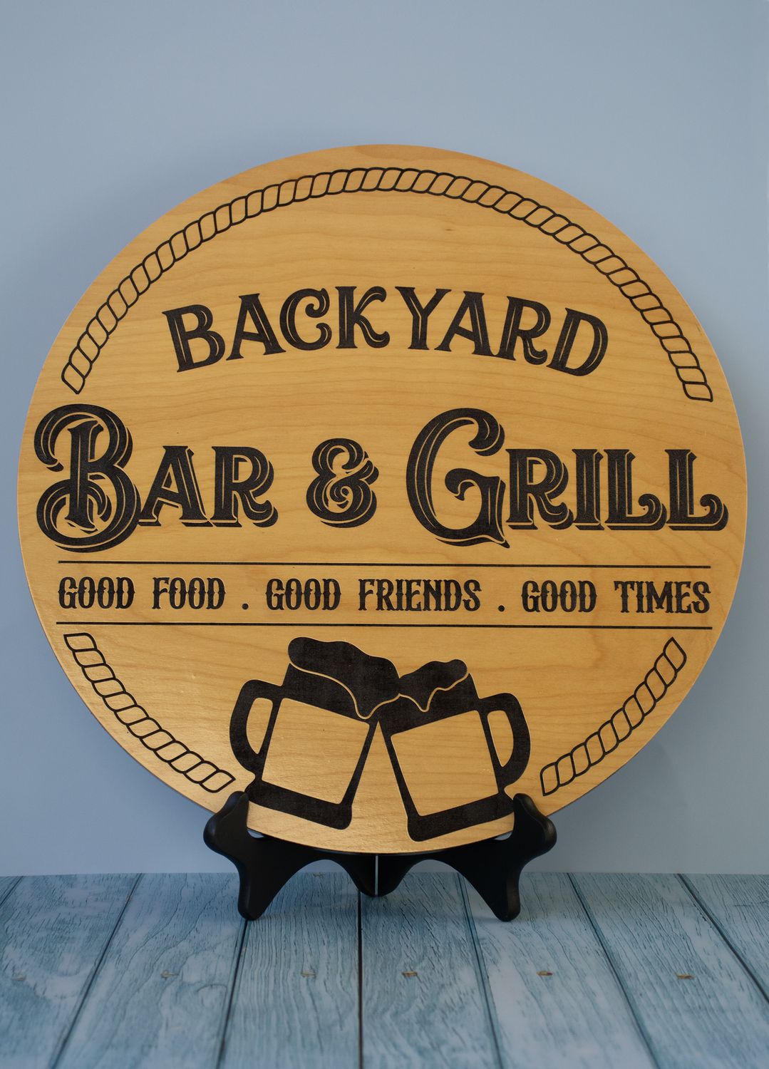 18" Bar & Grill Backyard Patio Sign