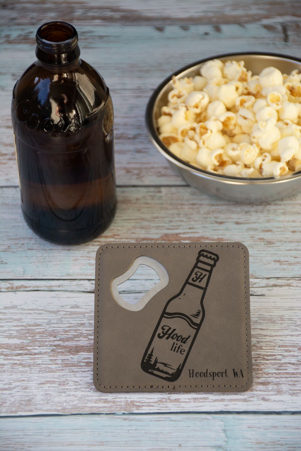 Coaster Bottle Opener In-One