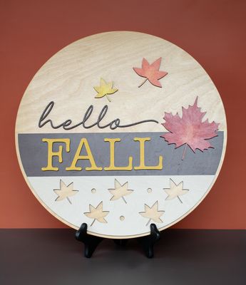 Hello Fall Sign