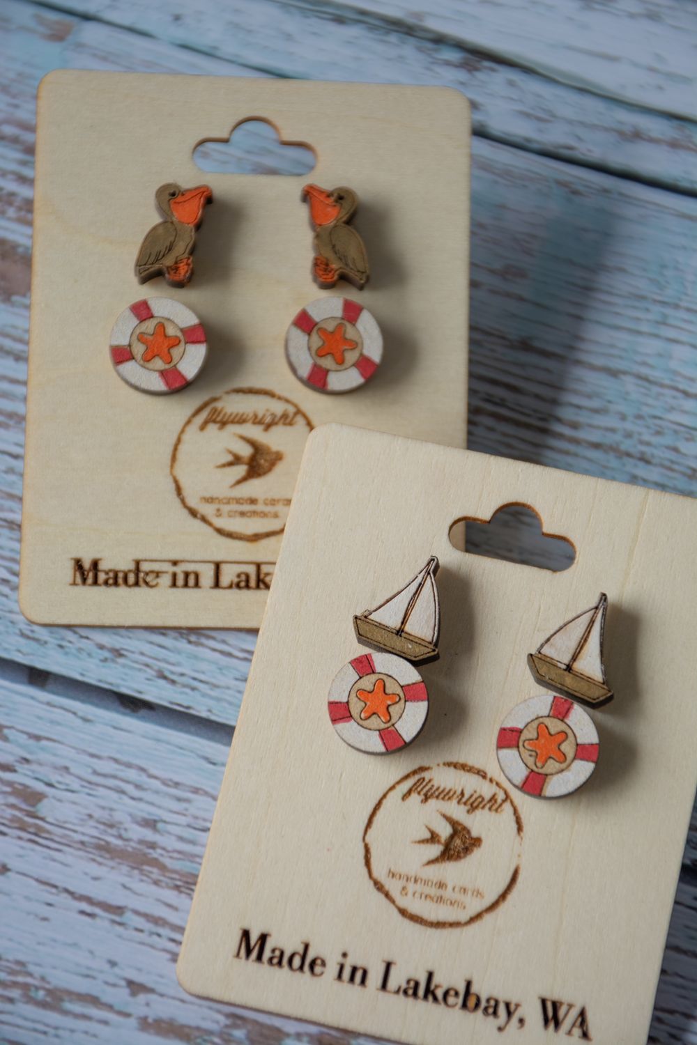 Life Saver Nautical Earring Set