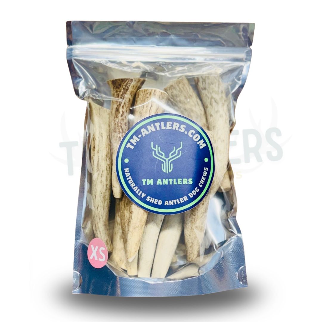 Extra Small Whole Elk Antler Pouch – 1 lb Extra Small Whole Elk Antler Pouch – 1 lb