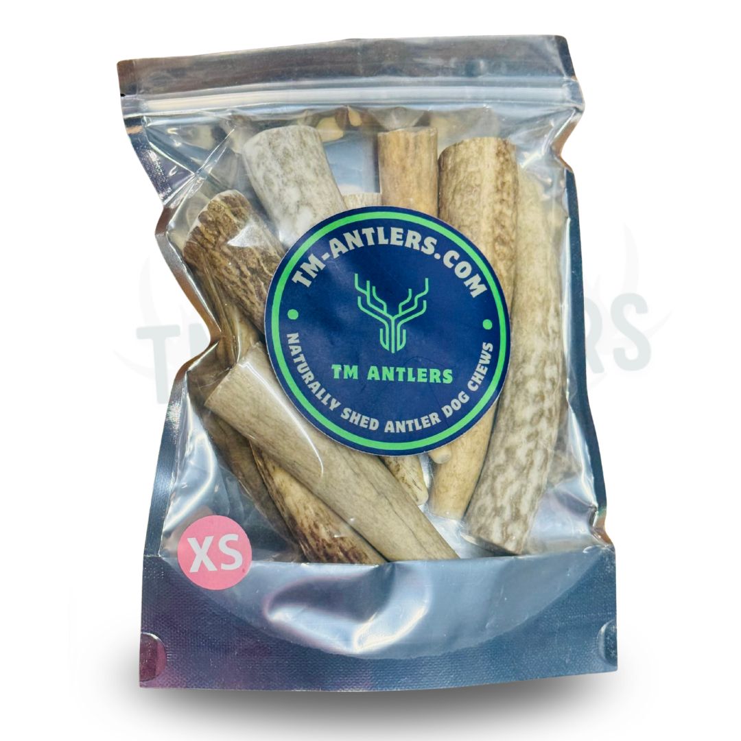 Extra Small Whole Elk Antler Pouch – 3/4 lb Extra Small Whole Elk Antler Pouch – 3/4 lb