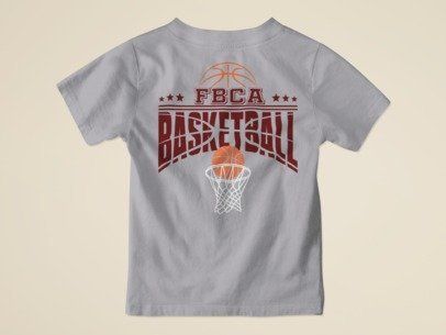 adult FBCA basketball t shirt